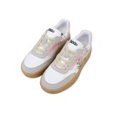 Dogo Kadın Vegan Deri Beyaz Sneakers - Botanical Notes Tasarım