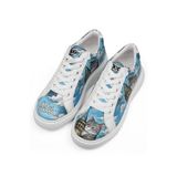 Dogo Kadın Vegan Deri Beyaz Sneakers - Galata Cat Tasarım