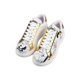 Dogo Kadın Vegan Deri Beyaz Sneakers - Warner Bros Bugs Bunny Looney Tunes Chasing Tunes Tasarım