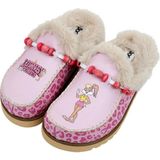 Dogo Kadın Vegan Deri Pembe Içi Peluş Terlik - Warner Bros Pink Leopard Lola Bunny Tasarım - Multi
