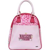 Dogo Kadın Vegan Deri Pembe Sırt Çantası - Warner Bros Looney Tunes Pink Leopard Lola Bunny Tasarım - STN - Çok - Renkli