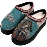 Dogo Kadın Vegan Deri Turkuaz Terlik - Tram Nap Tasarım - Multi