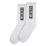 Dogo Unisex Vegan Beyaz Çorap - Goat Tasarım