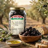 Doğru Gıda Orta Boy Yağlı Siyah Sele Zeytin 500 gr (291-320 Kalibre) Doğal Salamura