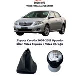 DOĞRU TİCARET AUTO PARTS Toyota Corolla 5 İleri Vites Topuzu + Vites Körüğü 2007-2012 Uyumlu