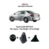 DOĞRU TİCARET AUTO PARTS Toyota Corolla Uyumlu Vites Topuz Körük Seti 2007-2012 Model Uyumlu