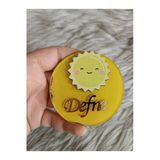 Doğrukan Hediyelik 10 Adet Güneş Figürlü Pleksi Yenidoğan Doğum Günü Magnet Hediyelik