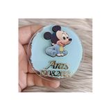 Doğrukan Hediyelik Bebek Mickey Mouse Figürlü Yenidoğan Doğum Günü Pleksi Magnet Hediyelik(10 Adet)