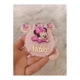 Doğrukan Hediyelik Yatan Minnie Mouse Figürlü Yenidoğan Doğum Günü Magnet Hediyelik(10 Adet)
