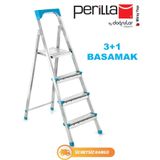 Doğrular Çift Çıkışlı 3 Basamaklı Metal Merdiven