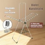Doğrular Perilla 17042 Violet Çamaşır Kurutmalığı Kurutmalık Askı Beyaz