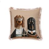 Dogs 2 Yastık/Kırlent (Dolgu Boncuk Elyaf, Ulusl. Yıkama Ve Solmama Sertifikası)