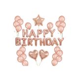 Doğum Günü Balonları Set Düzeni, ROSE GOLD 56489548545646