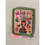 Doğum Günü Kutlama Magic Book Eğitici İngilizce Sihirli Boyama Kitabı Su Kalemi Water Painting Yeşil
