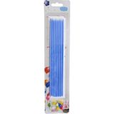 Doğum Günü Pasta Mumu Pastel 15 CM - 10'lu Mavi