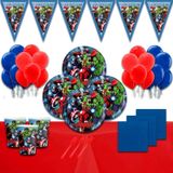 Doğumgünüparti Avengers Yenilmezler 8 Kişilik Doğum Günü Parti Süsleri Malzemeleri Seti Avngrs
