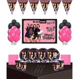 Doğumgünüparti Blackpink Afişli 16 Kişilik Doğum Günü Parti Süsleri Malzemeleri Seti