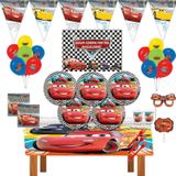 Doğumgünüparti Cars 3 Şimşek Mcgueen Afişli Doğum Günü Parti Setleri 24 Kişilik