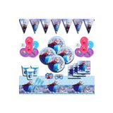 doğumgünüparti Frozen Karlar Ülkesi Elsa Doğum Günü Parti Malzemeleri Süsleri Set 8 Kişilik