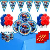 doğumgünüparti Hot Wheels Ateşli Arabalar 24 Kişilik Doğum Günü Parti Süsleri Malzemeleri Seti Hotwhells1