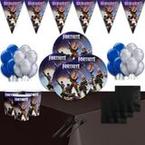 Doğumgünüparti Kargo Bedava Fortnite Doğum Günü Parti Malzemeleri Süsleri Süsleme Seti 24 Kişilik Fort