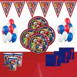 Doğumgünüparti Süper Mario 16 Kişilik Doğum Günü Parti Süsleri Malzemeleri Seti