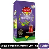 Doğuş Bergamot Aromalı Çay 1 kg 4 Paket - 4 kg
