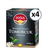 Doğuş Bergamot Aromalı Tomurcuk Siyah Çay Kutu 4 x 100 gr - 400 gr