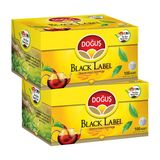 Doğuş Black Label Demlik Poşet Siyah Çay 100 Adet, 2 Adet