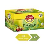 Doğuş Çay Doğuş Karadeniz 3.2 gr 100’lü Bergamotlu Demlik Poşet Çay X 6 Adet