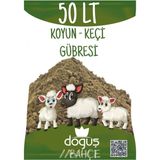 Doğuş Doguş Yanmış Elenmiş Koyun Keçi Gübresi Küçükbaş Hayvan 50 lt Doğal Gübre - Yeşil