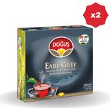 Doğuş Earl grey Bardak Poşet Çay 100'LÜ - (2 Adet)