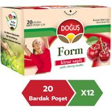 Doğuş Form Kiraz Saplı Bitki Çayı 20’li X 12 Adet