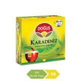 Doğuş Karadeniz Bergamot Aromalı 2 gr 100’lü Bardak Poşet Çay X 6 Adet