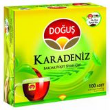 Doğuş Karadeniz Poşet Çay 100*2G Bardak Poşet Hafif Bergamot Aromalı 3'Li Ekonomik Paket
