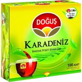 Doğuş Karadeniz Poşet Çay 100*2G Bardak Poşet Hafif Bergamot Aromalı 6'li Avantaj Paketi - 6 Adet