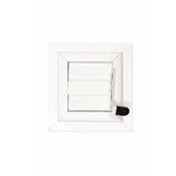 Doğuş Life Beyaz Alüminyum Yüzeysel Menfez Banyo Wc Panjur Havalandırma 20X20