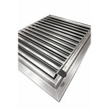 Doğuş Life Gümüş Eloksal Alüminyum Yüzeysel Menfez Banyo Wc Panjur Havalandırma 25x25