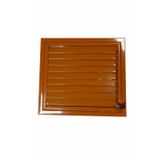 Doğuş Life Kahverengi Alüminyum Yüzeysel Menfez Banyo Wc Panjur Havalandırma 50X50