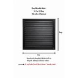 Doğuş Life Siyah Alüminyum Menfez Havalandırma 60x60