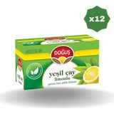 Doğuş Limonlu Yeşil Çay 20'li - (12 Adet) - Bitki Çayı