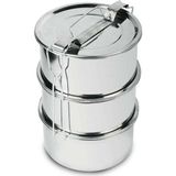 Doğuş Mutfak Çelik Sefer Tası 12/6 - Gri - 1500 ml