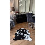 Doğuş Peluş Halı Dana Post Siyah Yumuşak Dokulu Peluş Halı Tek Kafa Post - 75 x 100 cm