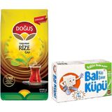 Doğuş Rize Çay 1000 gr + Balküpü Küp Şeker 1000 gr