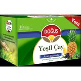 Doğuş Yeşil Çay Açai Ananaslı 20'li Bardak Poşet Vitamin ve Mineral Zengin Gün Boyu Enerji