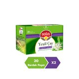 Doğuş YEŞİL ÇAY BERGAMOT AROMALI 20 SÜZEN POŞET (30 gr), 2 ADET