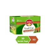 Doğuş YEŞİL ÇAY TARÇINLI KARANFİLLİ 20 SÜZEN POŞET (30 gr), 3 ADET