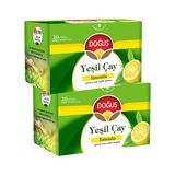 Doğuş Yeşilçay Limonlu 20 Süzen Poşet (30 Gr), 2 Adet - Bitki Çayı