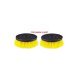 DOGUSTORE Doğuş Kaliteli 2 Adet Halı Yıkama Silindir Fırça Motorlu Tırpan Halı Yıkama Fırçası Ispiral 17 Cm