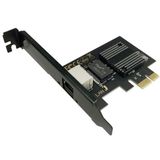 Dohaeris 2.5Gbase-T PCIe ağ kartı Intel I226-V çip 2.5G PCI Express Gigabit Ethernet kartı kablolu RJ45 LAN adaptörü dönüştürücü pencere 10/11